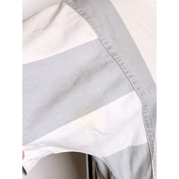 50s Stripes Dress Large Pockets Button Down Back Mid Century Bombshell  XXS - Picture 9 of 10